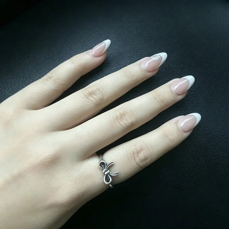 Antiqued Bow Statement Ring