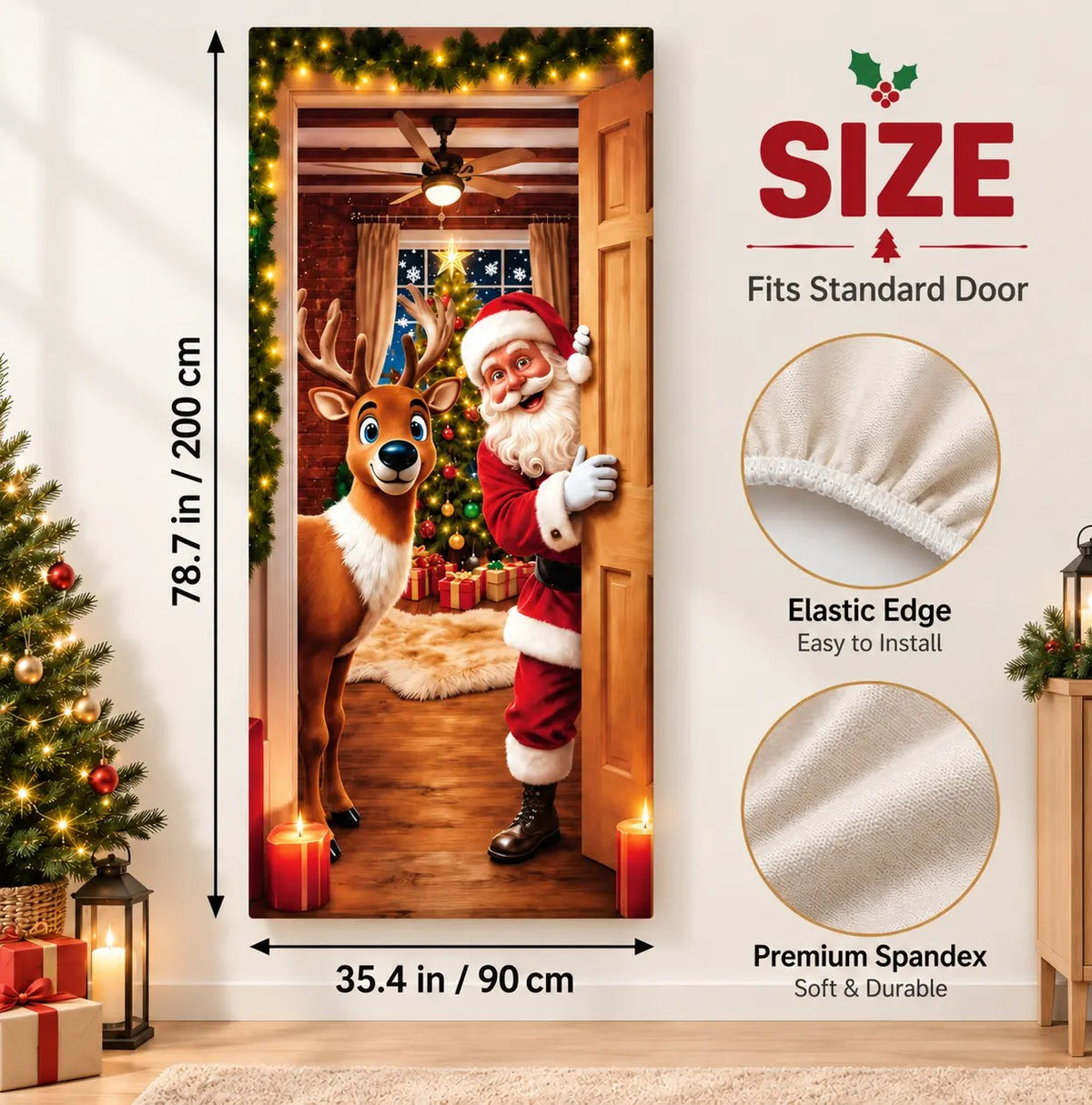 Christmas Door Cover
