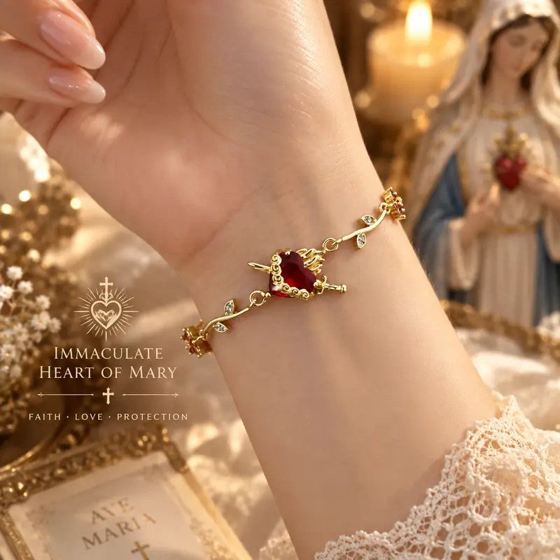 Sacred Heart Vine Bracelet