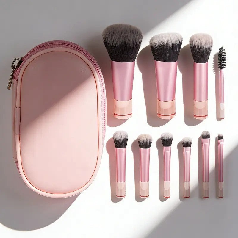 Travel Makeup Brush Set
