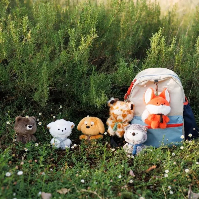 6 Piece Woodland Animal Plush Set