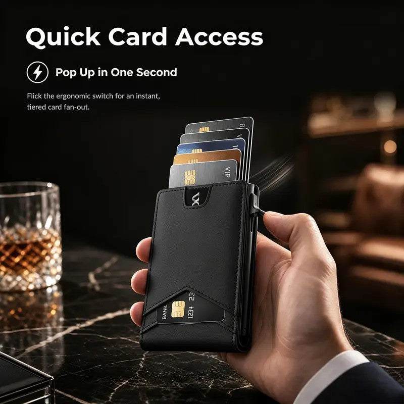 Slim Pop-Up Card Wallet