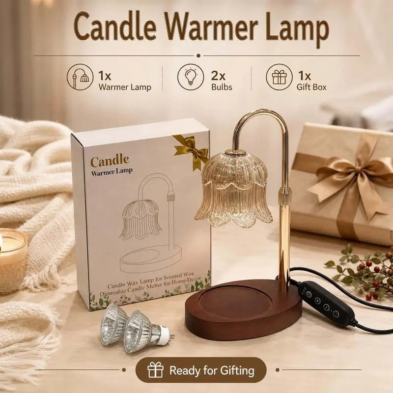 Bell Shade Candle Warmer Lamp