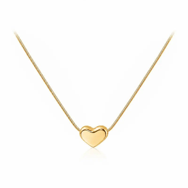 Mini Puffy Heart Necklace