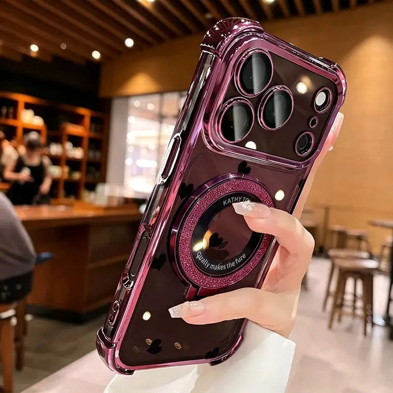 Heart Glitter Ring Phone Case