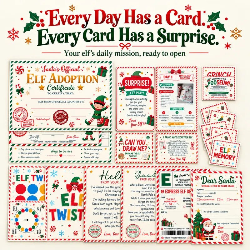 Holiday Elf Activity Set
