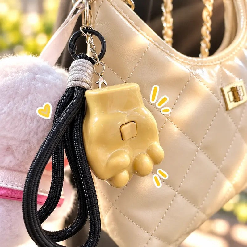 Playful Hand Gesture Keychain