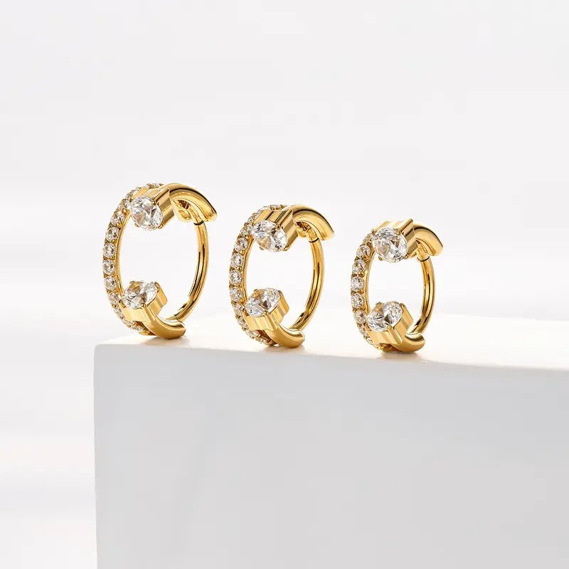 Double Hoop Nose Ring