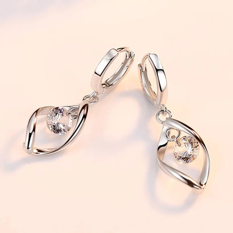 Crystal Water Drop Earrings