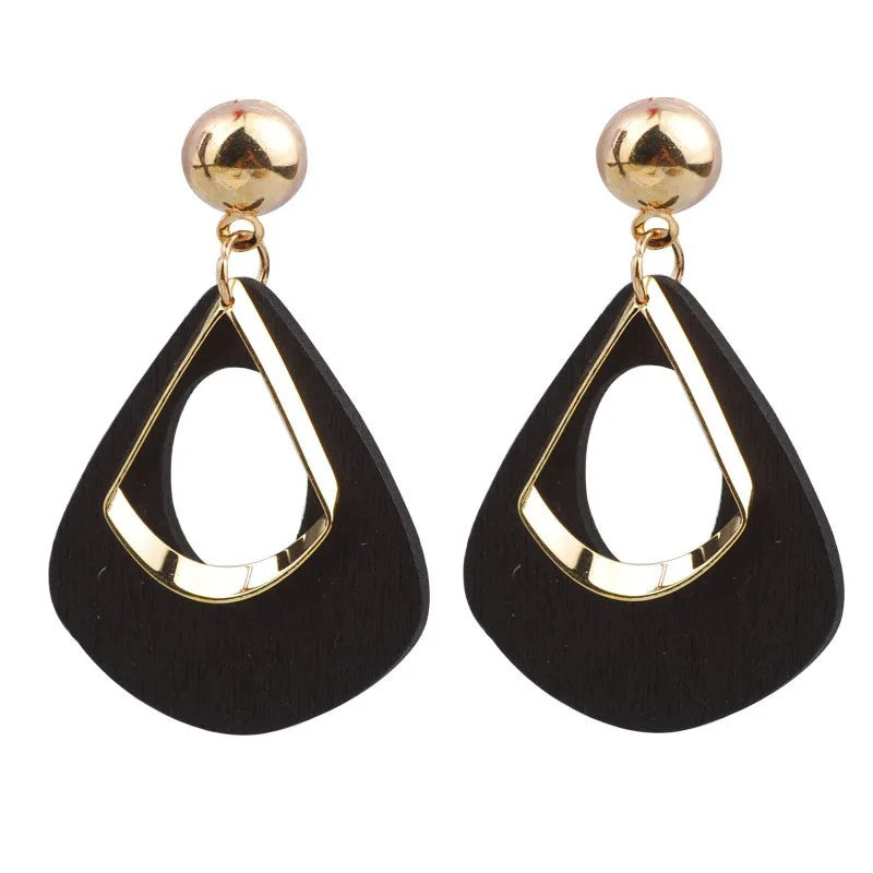 Geometric Teardrop Earrings