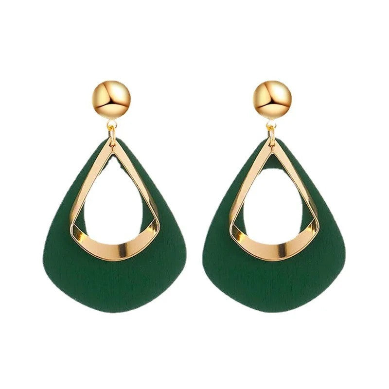 Geometric Teardrop Earrings