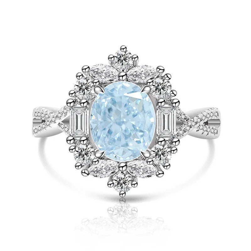 Oval Halo Ring