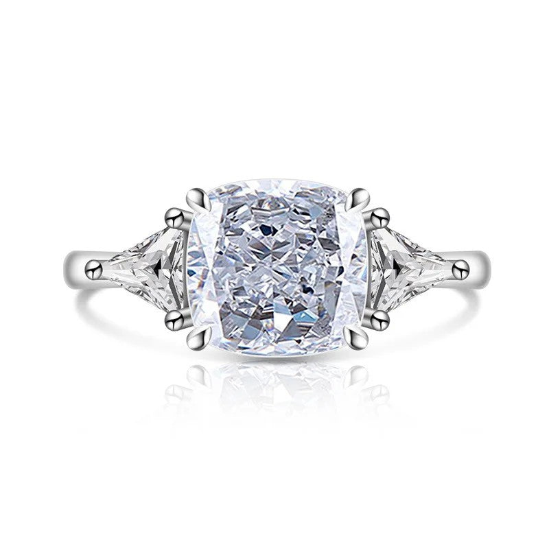 Square Zircon Statement Ring