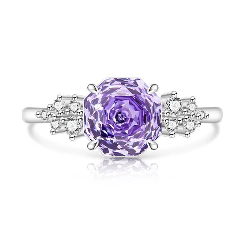 Rose Cut Zircon Ring