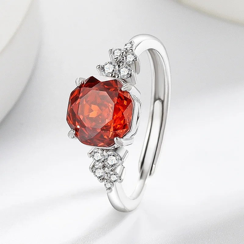 Rose Cut Zircon Ring