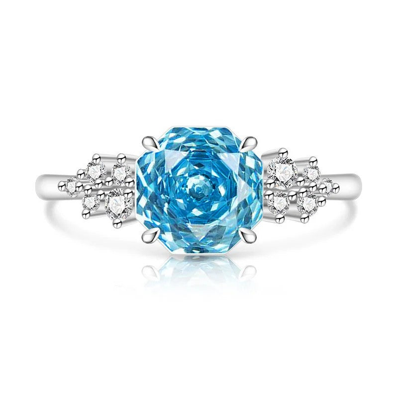 Rose Cut Zircon Ring