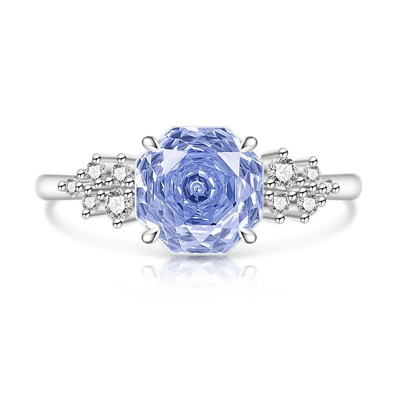 Rose Cut Zircon Ring