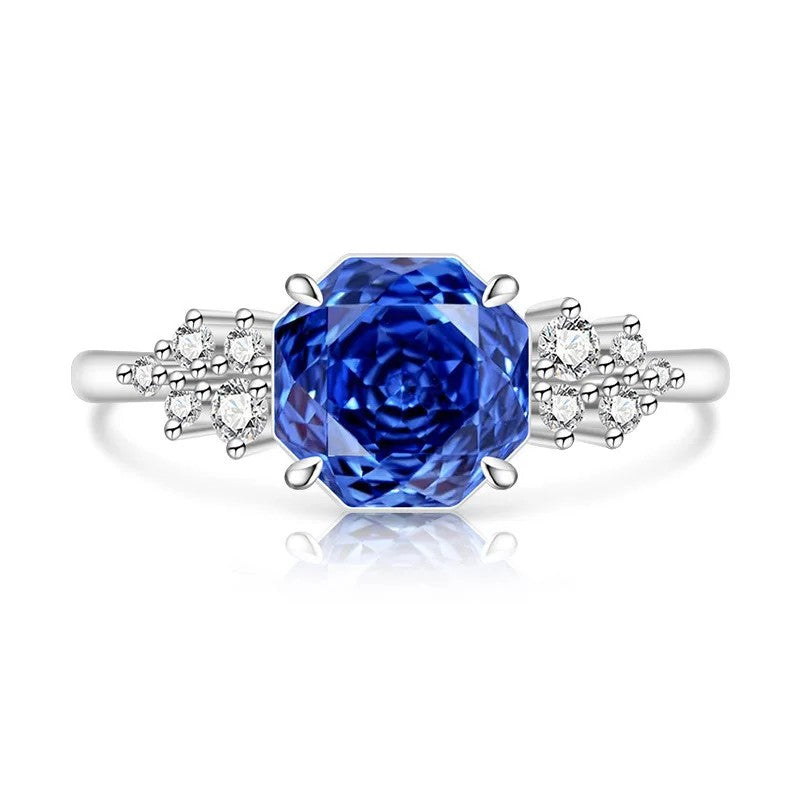 Rose Cut Zircon Ring