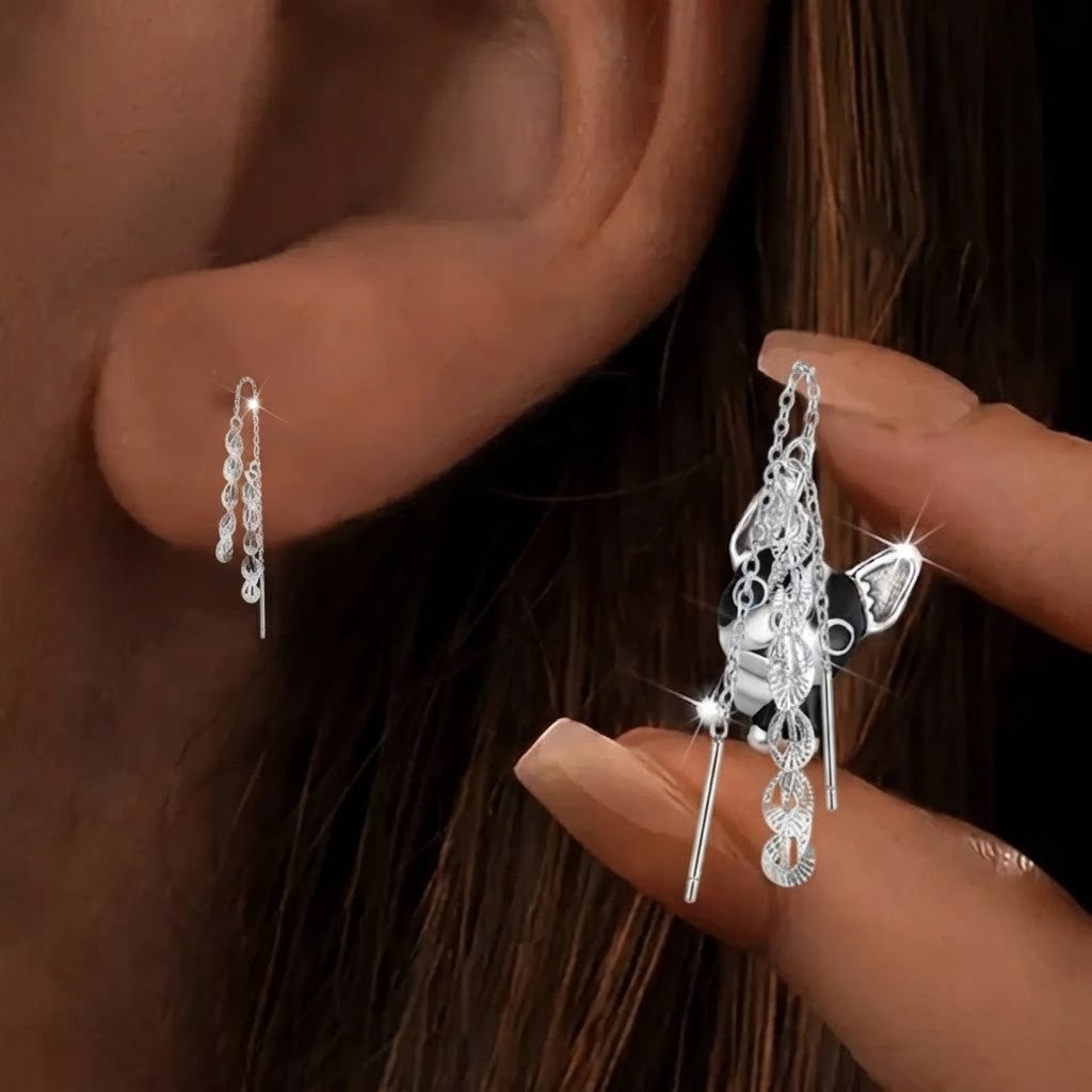 Teardrop Chain Earrings