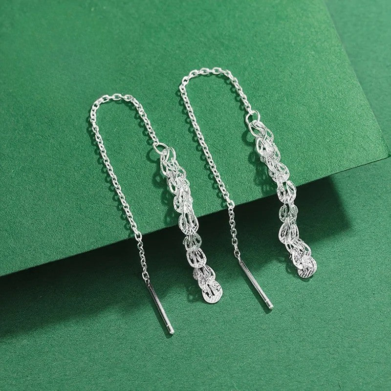 Teardrop Chain Earrings