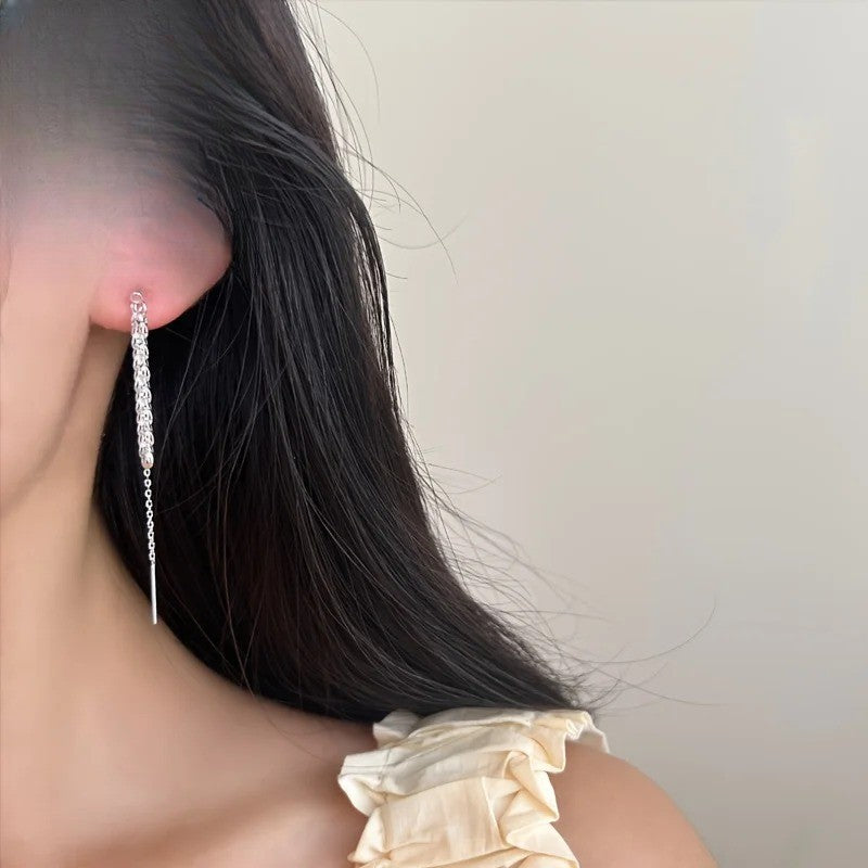 Teardrop Chain Earrings