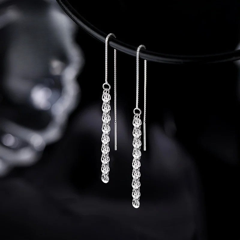 Teardrop Chain Earrings