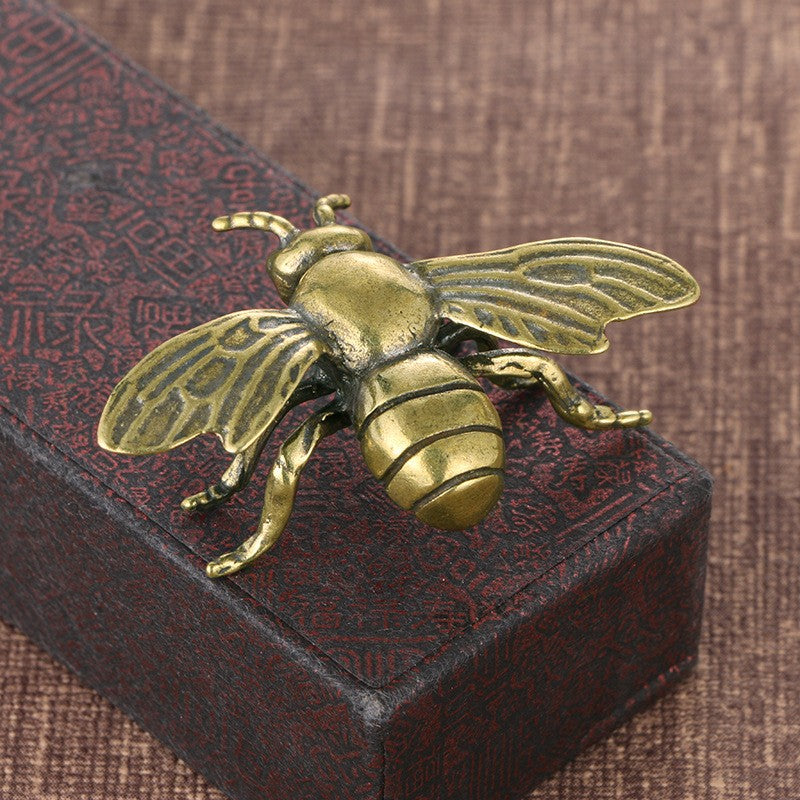 Antique Brass Bee Ornament