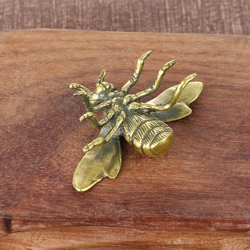 Antique Brass Bee Ornament