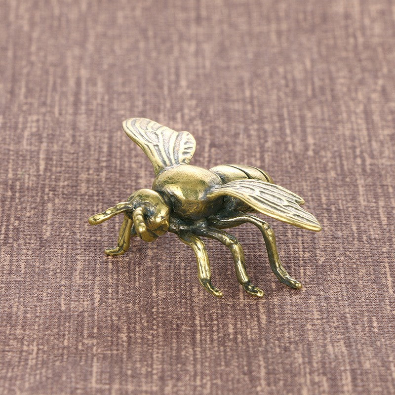 Antique Brass Bee Ornament
