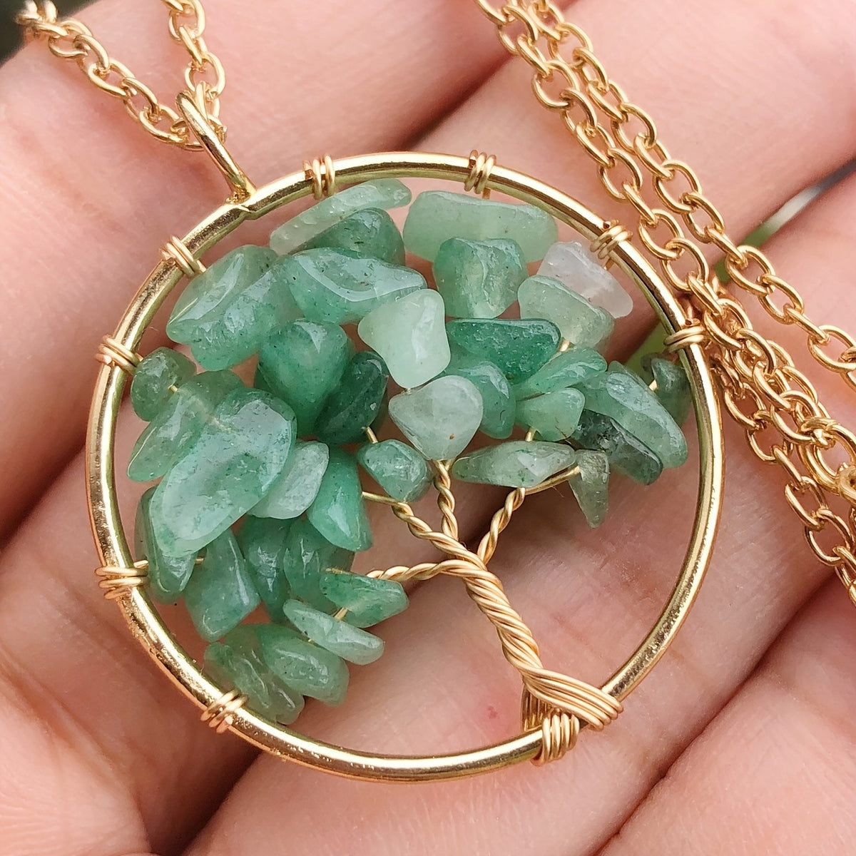 Crystal Tree of Life Necklace