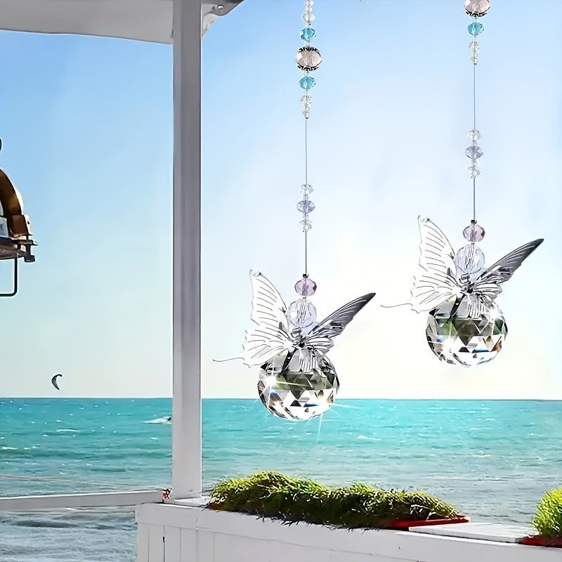 Crystal Butterfly Sun Catcher