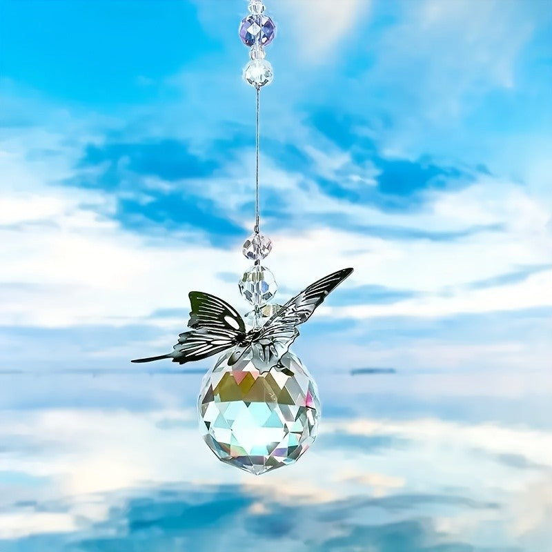 Crystal Butterfly Sun Catcher
