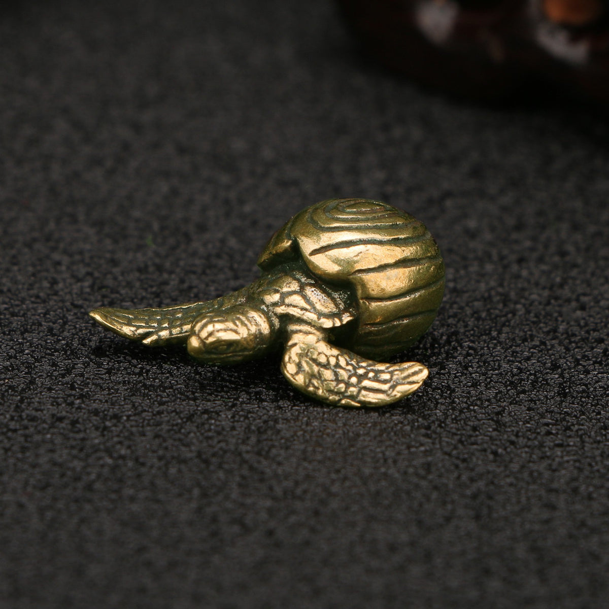 Brass Sea Turtle Figurine