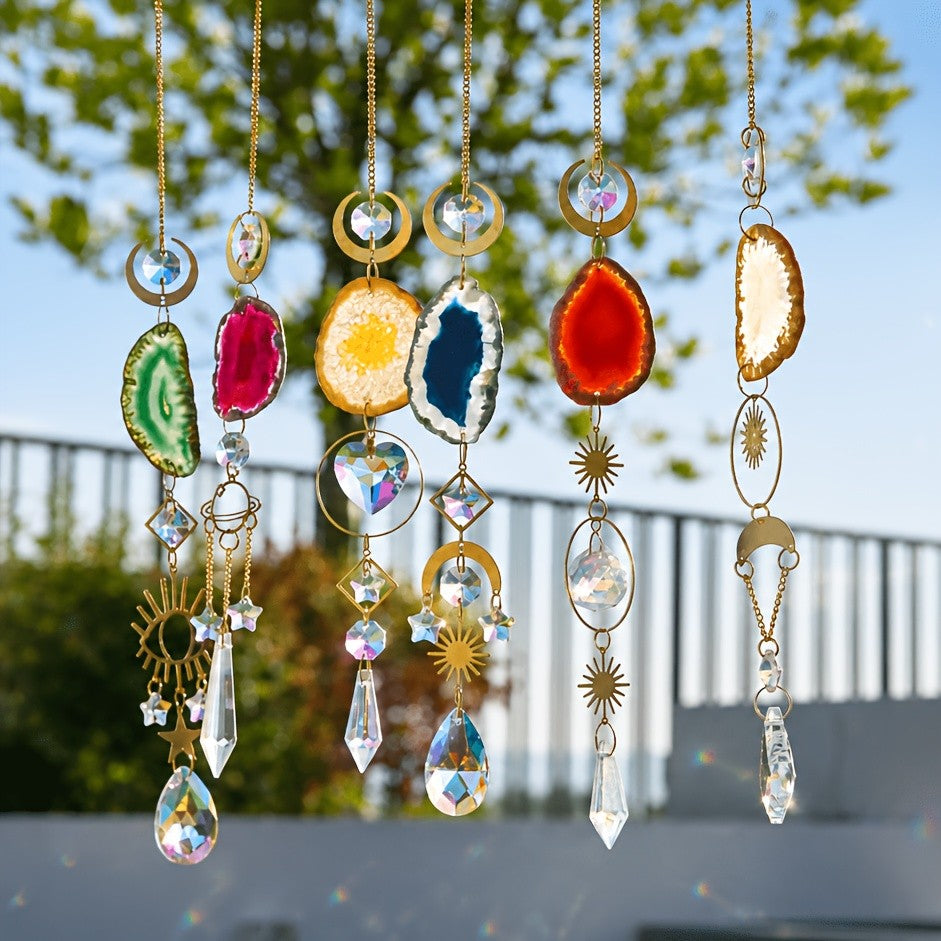 Agate Slice Suncatcher