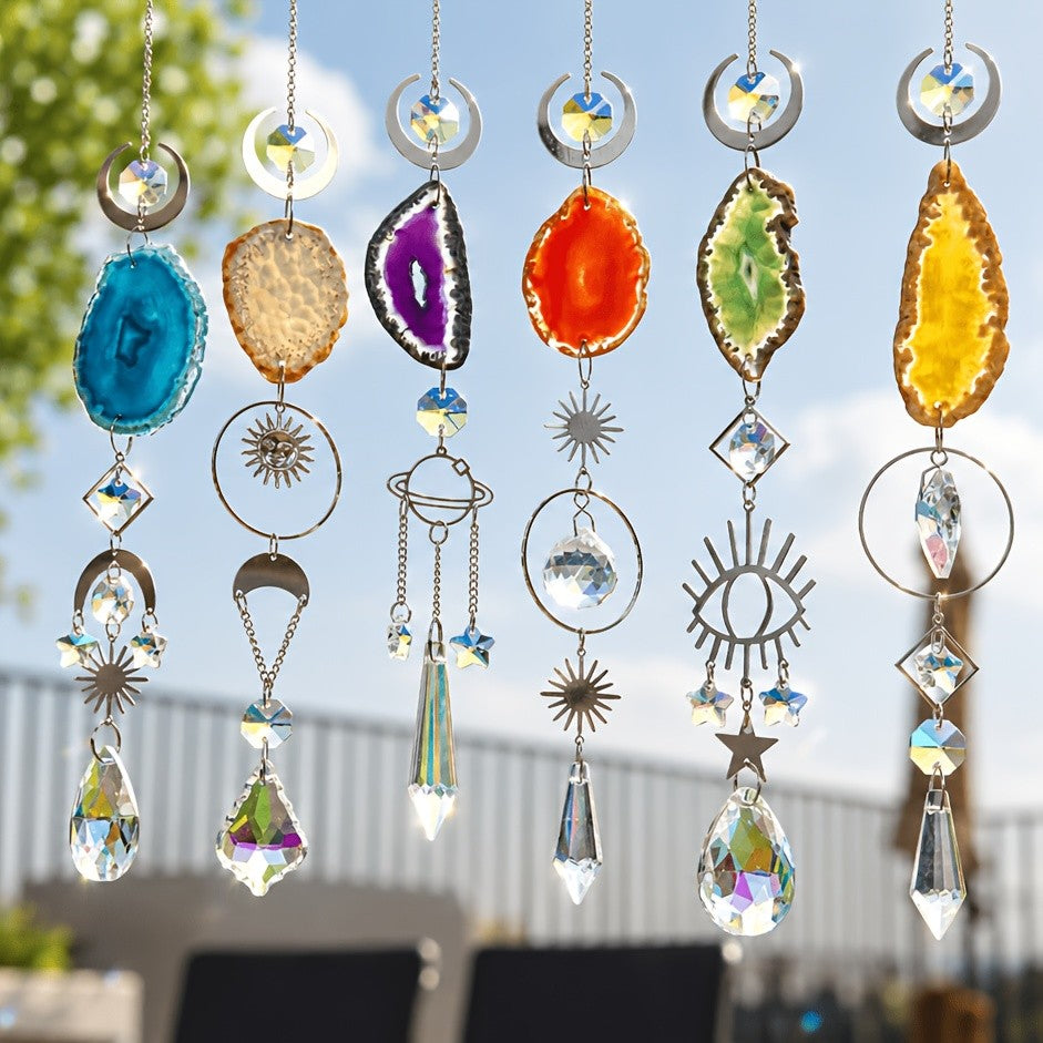 Agate Slice Suncatcher