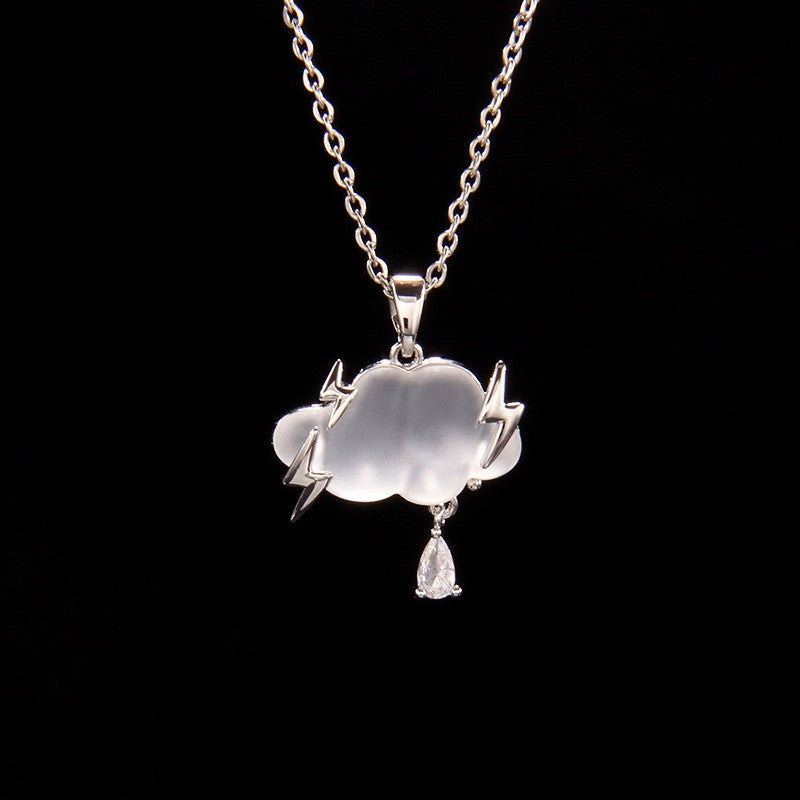 Lightning Cloud Pendant Necklace