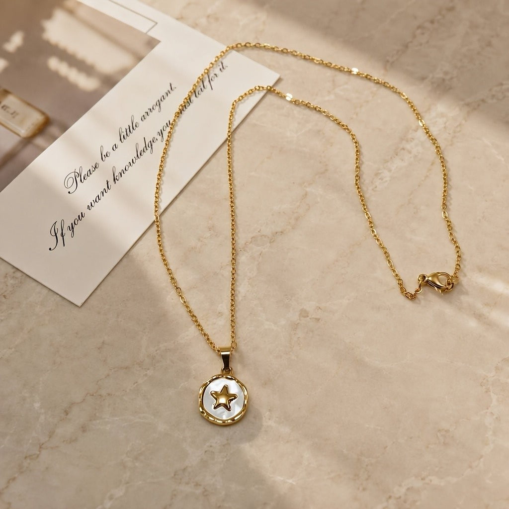Symbolic Shell Pendant Necklace
