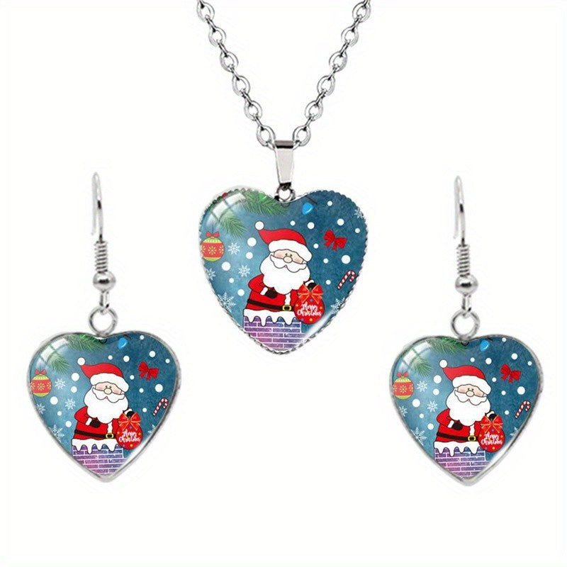 Snowman Heart Jewelry Set