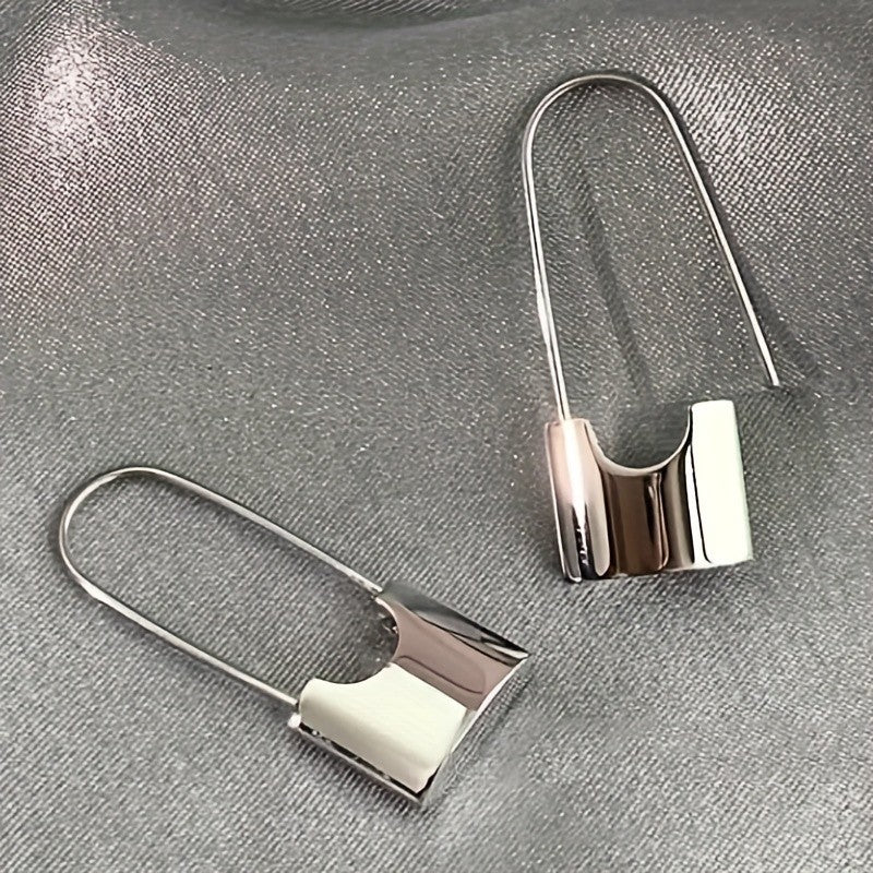 U-Shaped Drop Earrings