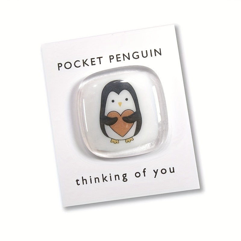 Penguin Heart Pocket Hug