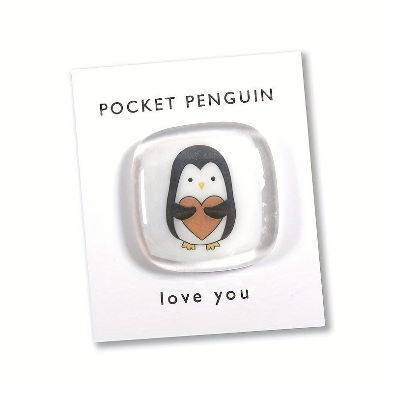 Penguin Heart Pocket Hug