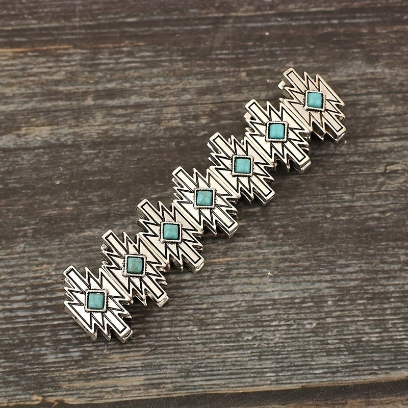 Turquoise Lightning Bolt Bracelet