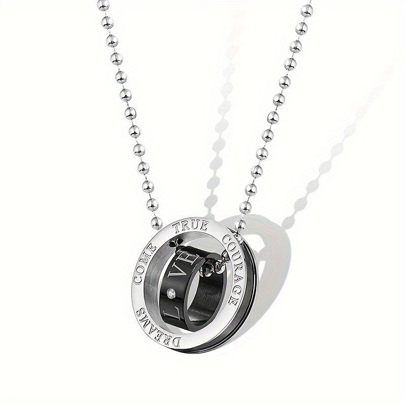 Inspirational Ring Pendant Necklace