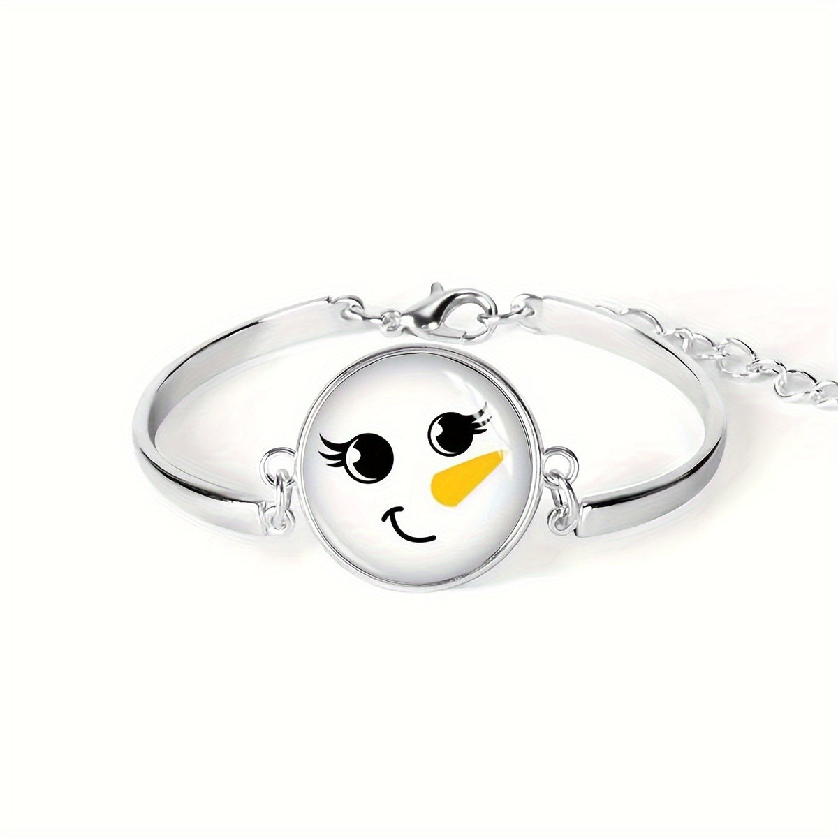 Gnome Cabochon Bangle Bracelet