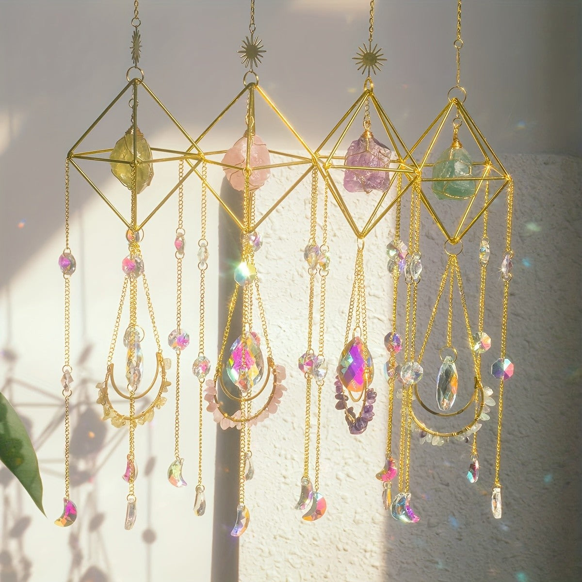 Geometric Crystal Sun Catcher
