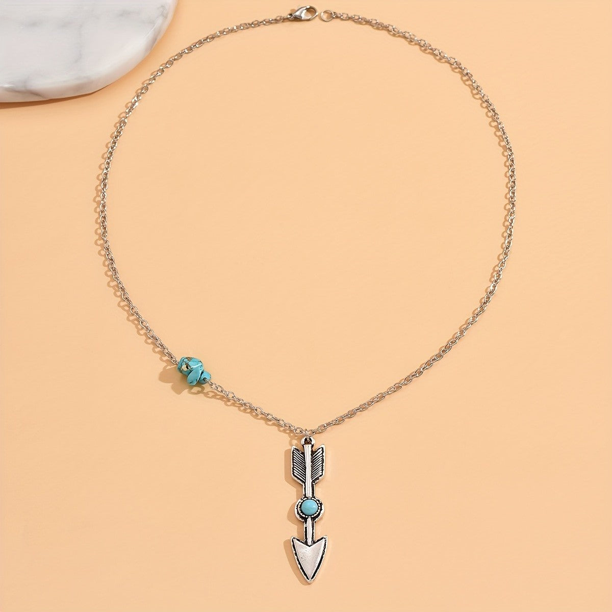 Turquoise Arrow Necklace