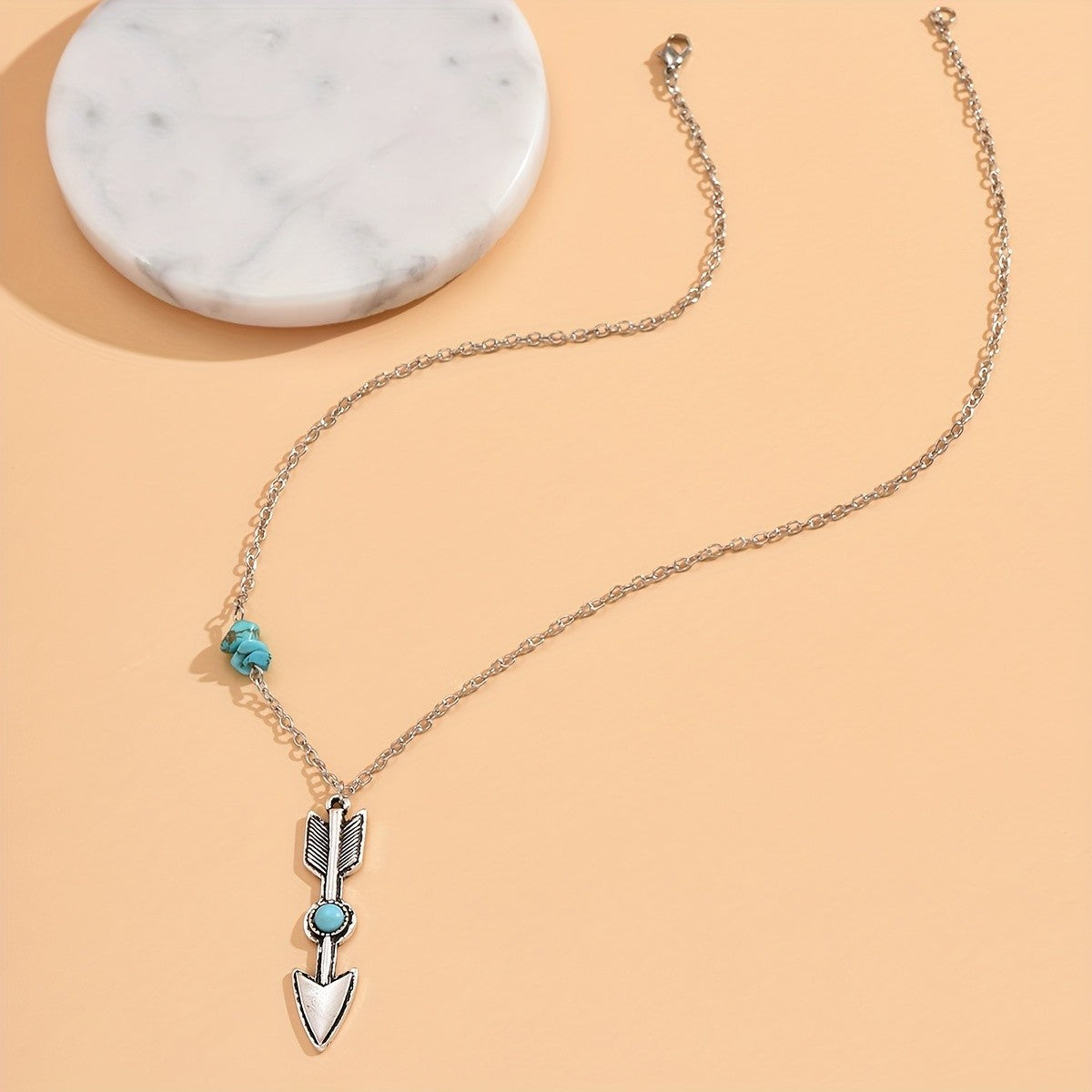 Turquoise Arrow Necklace
