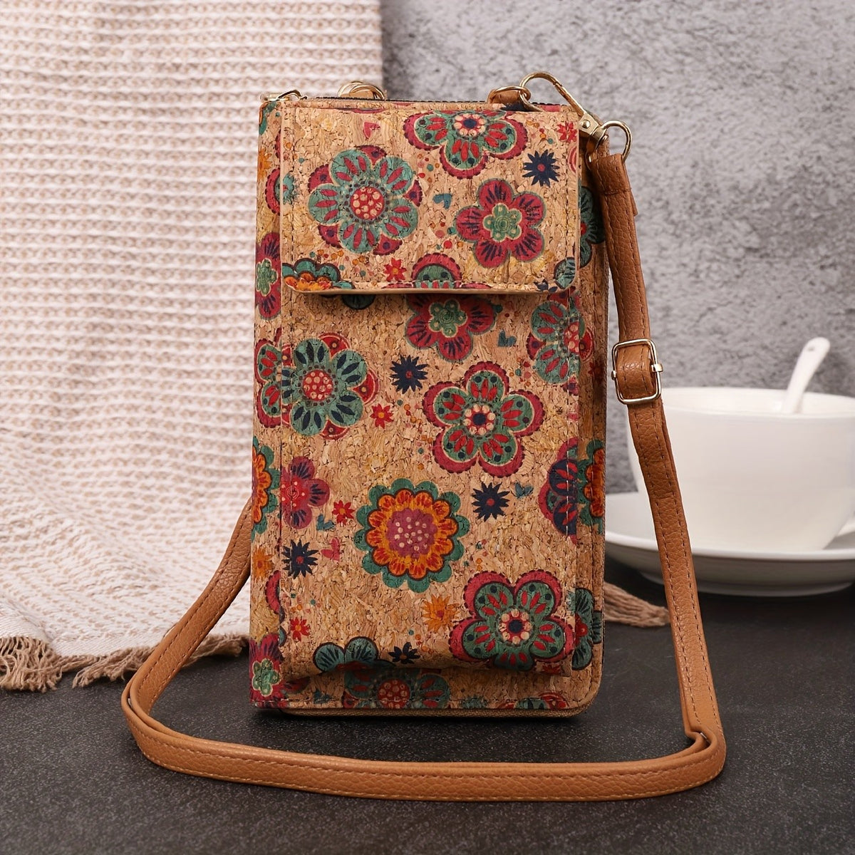 Colorful Mosaic Crossbody Bag