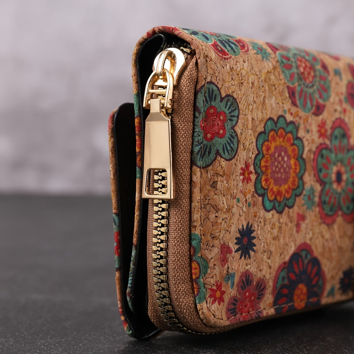 Mandala Print Trifold Wallet