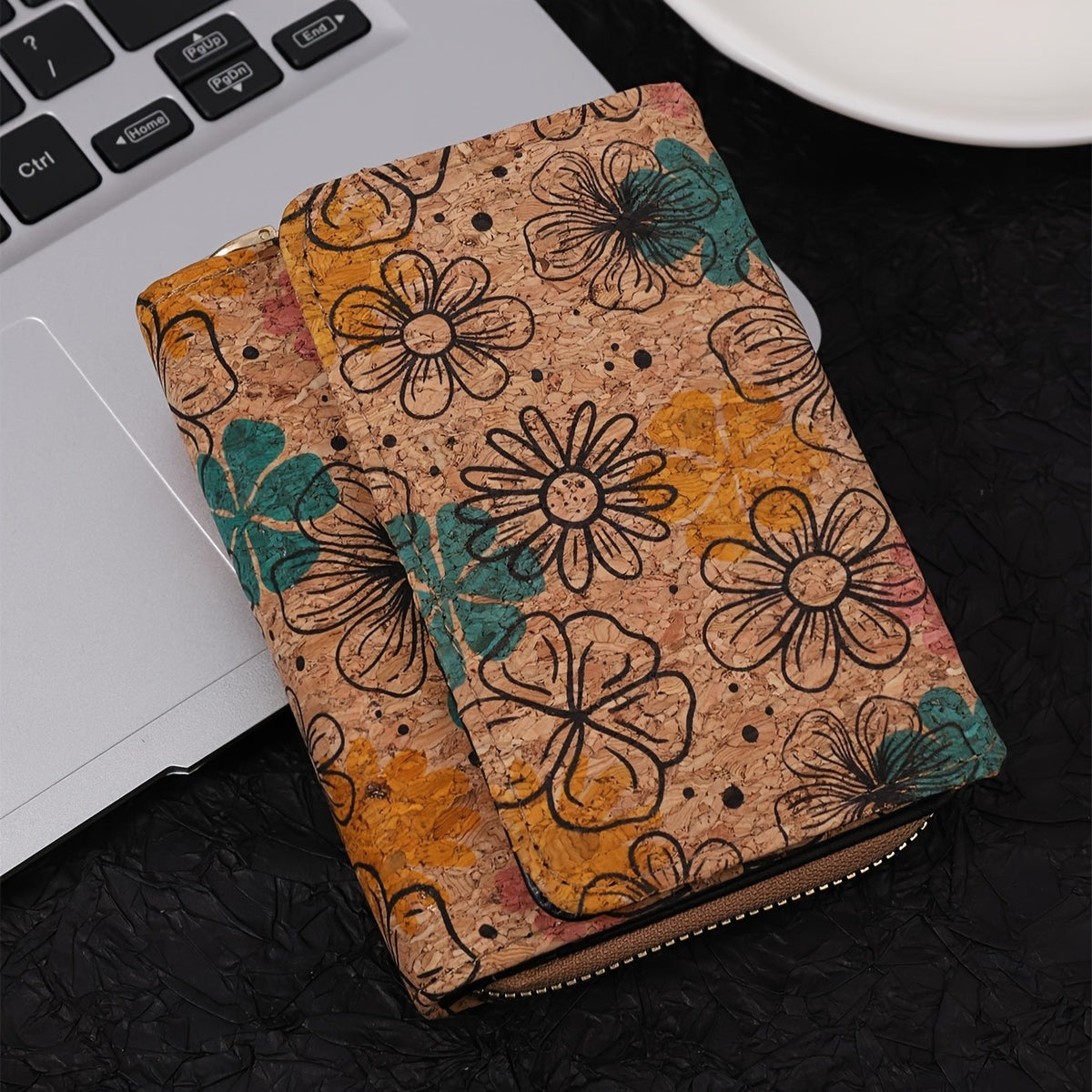 Mandala Print Trifold Wallet